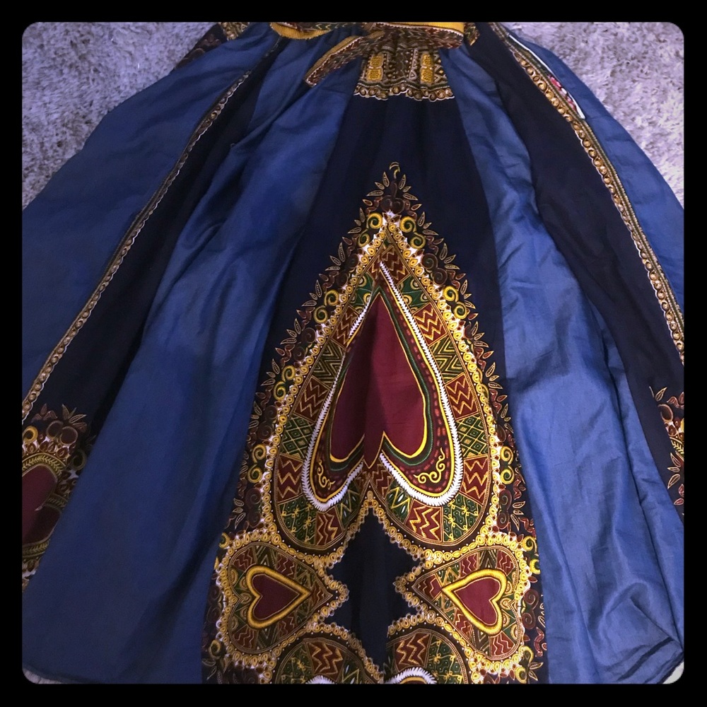 Dashiki African skirt